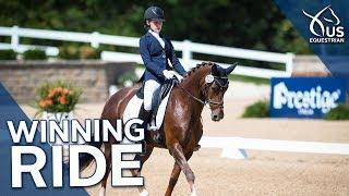 USEF Pony Rider Dressage National Championship Winner Lucie Bacon and Bonnaroo