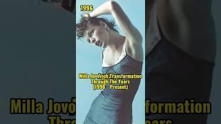 Fashionista Milla Jovovich Changes in pictures #celebrity #hollywood #hollywood #shorts