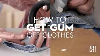 How To Get Gum Off Clothes  Basics  Better Homes & Gardens