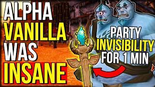 ALPHA WoW Abilities That Were Too OP For Launch  WoW Alpha  World of Warcraft