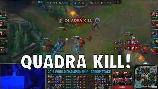 Xpeke Quadra Kill  Insane Orianna Ulti - LGD Gaming vs Origen  League of Legends Worlds  2015