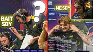 B1ad3 strats s1mple finally happy TeamSpeak NaVi vs Fluxo BLAST Premier Fall Final  CSGO