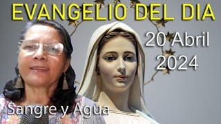 Evangelio Del Dia Hoy - Sabado 20 Abril 2024 - Sangre y Agua