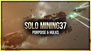 Eve Online - Porpoise & Hulks - Solo Mining - Episode 37