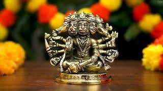 Small Fine Panchmukhi Hanuman Idol - StatueStudio