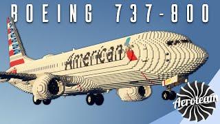Giant Minecraft Boeing 737-800