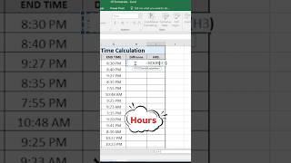 Excel Time Difference in Hours Easy Tips and Formulas #exceltutorial