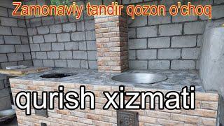 Zamonaviy tandir qozon ochoq qurish xizmati vodiy boylab +99895.150.14.90