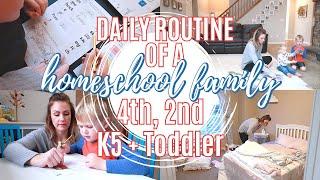 DAY IN THE LIFE OF A SAHM 2020  HOMESCHOOL FAMILY  Amanda Sandefur