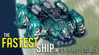 Starfield - The FASTEST SHIP You Can Build - How To Make This Bounty Hunter Ship