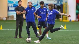 󠁧󠁢󠁥󠁮󠁧󠁿️ David Beckham impressed by Aspire Academy  ديفيد بيكهام في اكاديمية اسباير