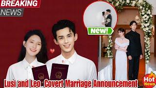 Undercover Union Zhao Lusi and Wu Leis Secret Wedding Leaves Fans Speechless.