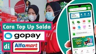 Cara Isi Saldo  Top Up Gopay di Alfamart