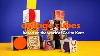 Collage Cubes An Art Project Based on the Work of Corita Kent