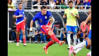 Christian Pulisic GOAL  USMNT vs. Brazil  June 12 2024