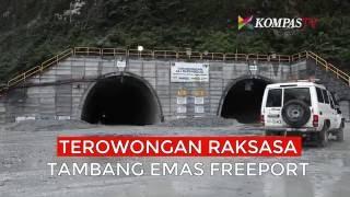 Terowongan Raksasa Tambang Emas Freeport
