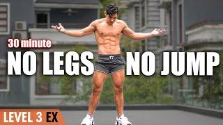 No Legs Bodyweight Workout  No Jump Lower Body Friendly Level 3 EX