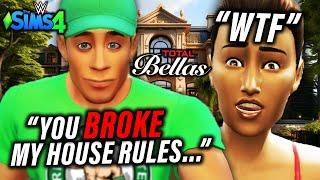 John Cenas HOUSE RULES in WWE Sims 4 are absolute chaos