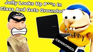 Jeffy Looks Up P**n In Class And Gets Grounded