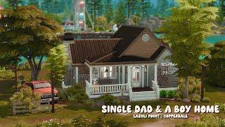 Single Dad & A Boy Home  The Sims 4 Copperdale  Stop Motion Build No CC