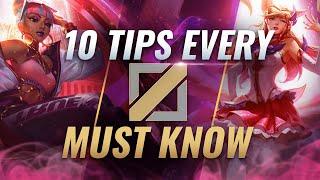 10 INSANE Tricks EVERY Mid Laner MUST KNOW - League of Legends Season 10