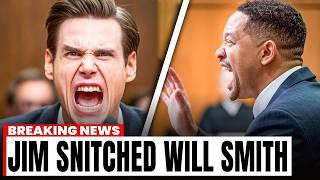 3 MINS AGO Jim Carrey JUST SNITCHED on Will Smith During Diddy Trial