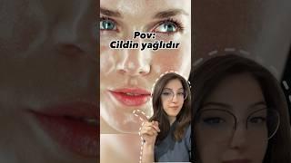 Yağlı cilt belirtileri #sağlık #doktor #cilttipi #akne #sivilce