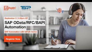 SAP ODataRFCBAPI Automation  SAP Automation with UiPath