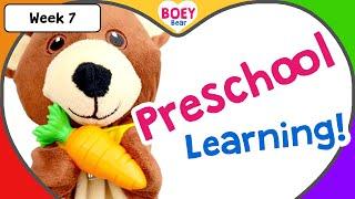 Preschool learning videos for 2 year olds  Kids learning  Boey Bear Circle Time