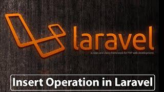 How to Insert Data in Laravel - Insert View Update Delete Operation-CRUD Part 1- Laravel Tutorial