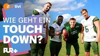 Football wie in der NFL Eric trainiert mit den Cologne Crocodiles  PUR+