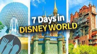 The ULTIMATE 7 Day Disney World Trip Itinerary