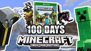 Surviving 100 Days in Minecraft Xbox One Edition