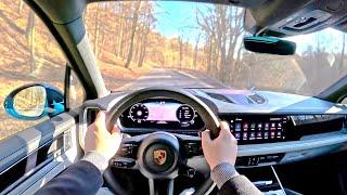 NEW 2024 Porsche Cayenne V6  POV Test drive in early morning