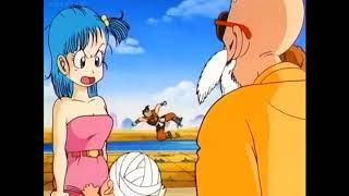 Dragon Ball - Krillin Pulls Down Bulmas Shirt - English Dub