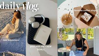 VLOG body image chat favorite tampa coffee shop new lululemon set relaxing sunset vibes