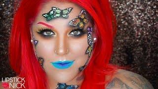 Butterfly Body Art Time-lapse