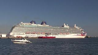 CRUISE SHIP BRITANNIA OCEAN CRUISE TERMINAL FOR SKAGEN DENMARK 070822