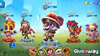 Caly got Buffed Now the best? Max Level 20  3.5k Giveaway v4.6 Update #Zooba #gameplay