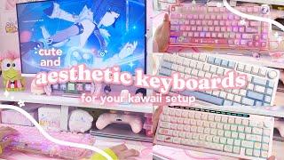 🫧 cute and aesthetic keyboards for your kawaii setup pt 2  gaming + typing tests