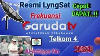 Input Frekuensi Garuda TV Pada Telkom 4 2024