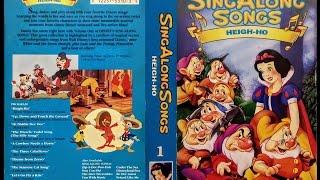 Closing to Disneys Sing Along Songs - Heigh Ho 1993 VHS