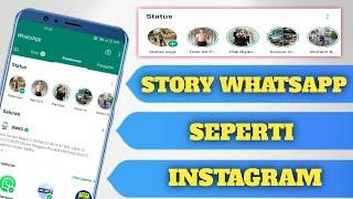 Cara Membuat Tampilan Status WhatsApp Seperti Instagram