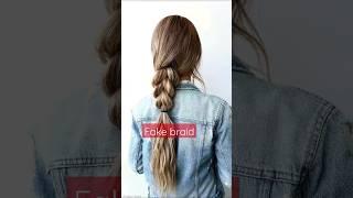 If you dont know how to braid try this hack #hairstyles #braids