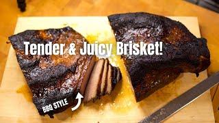 Oven Baked BBQ Style Brisket - Low & Slow & Smokey