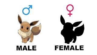 Eevee Vaporeon Jolteon Flareon Gender Difference Fanart