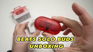 Unboxing the Beats Solo Buds Transparent Red