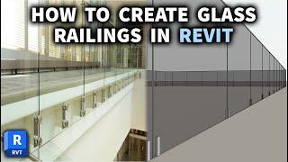How To Create Glazed Railings In Revit 2024