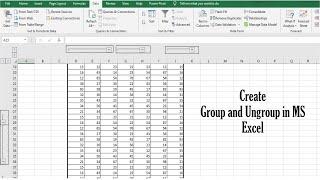 How to Create Group and Ungroup in MS Excel