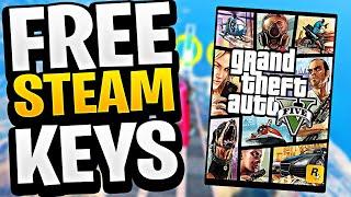 How to Get Paid Steam Keys For FREE Legally 2024 - GTA 5 For FREE?